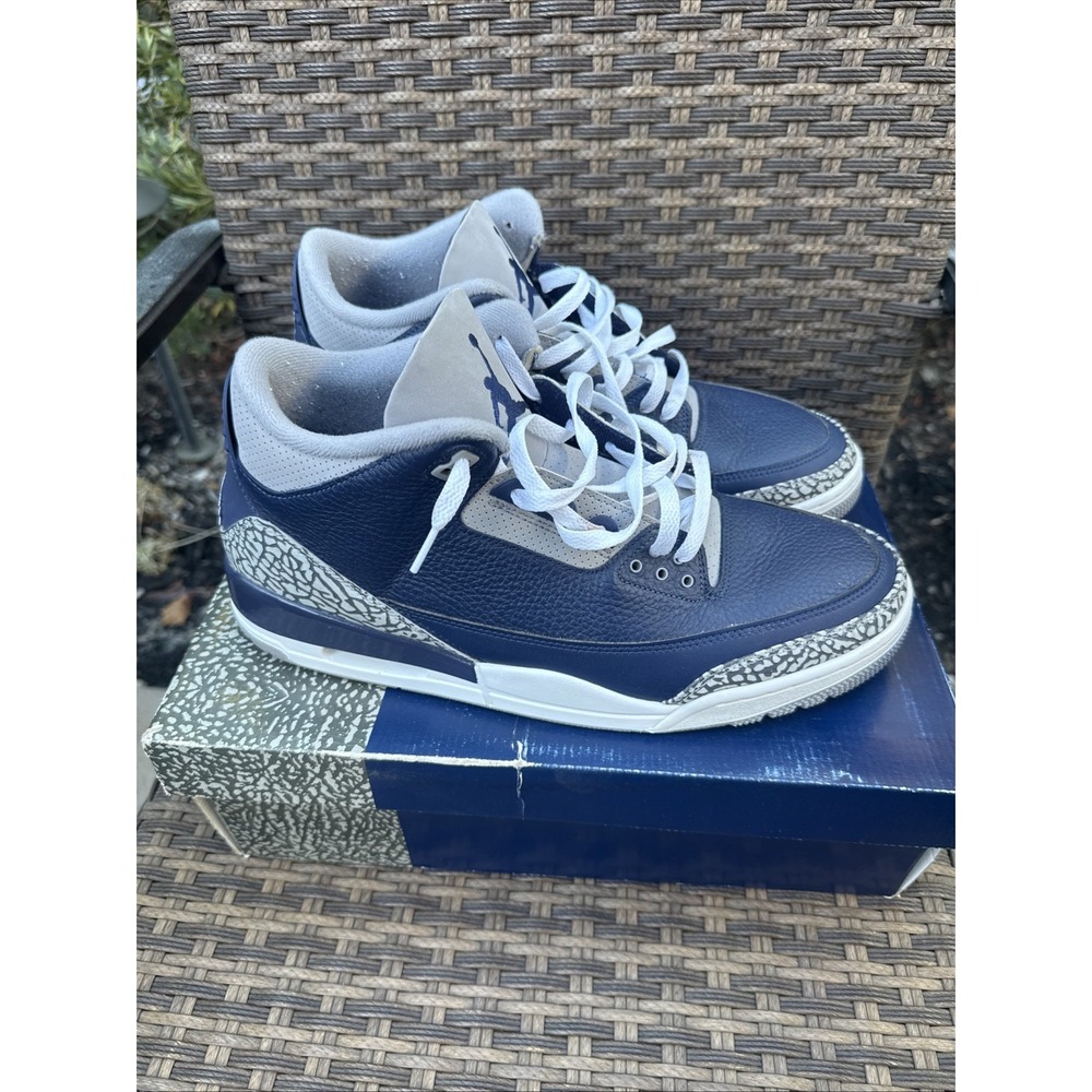 Sz 14 - Air Jordan 3 Retro "Georgetown" (BRAND NEW) CT8532-401 (SHIPS ASAP)